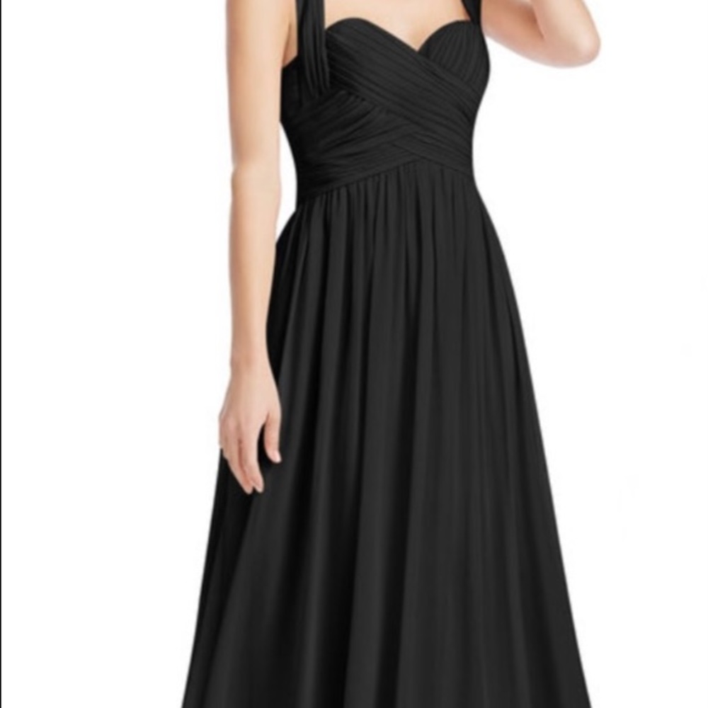 “Cameron” black bridesmaid’s / formal dress